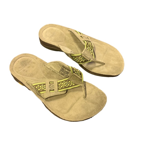 Merrell Vibram Wedge Thong Sandals Size 6 EUC - Picture 1 of 4